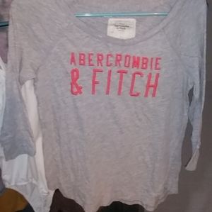Abercrombie quarter sleeve shirt size s